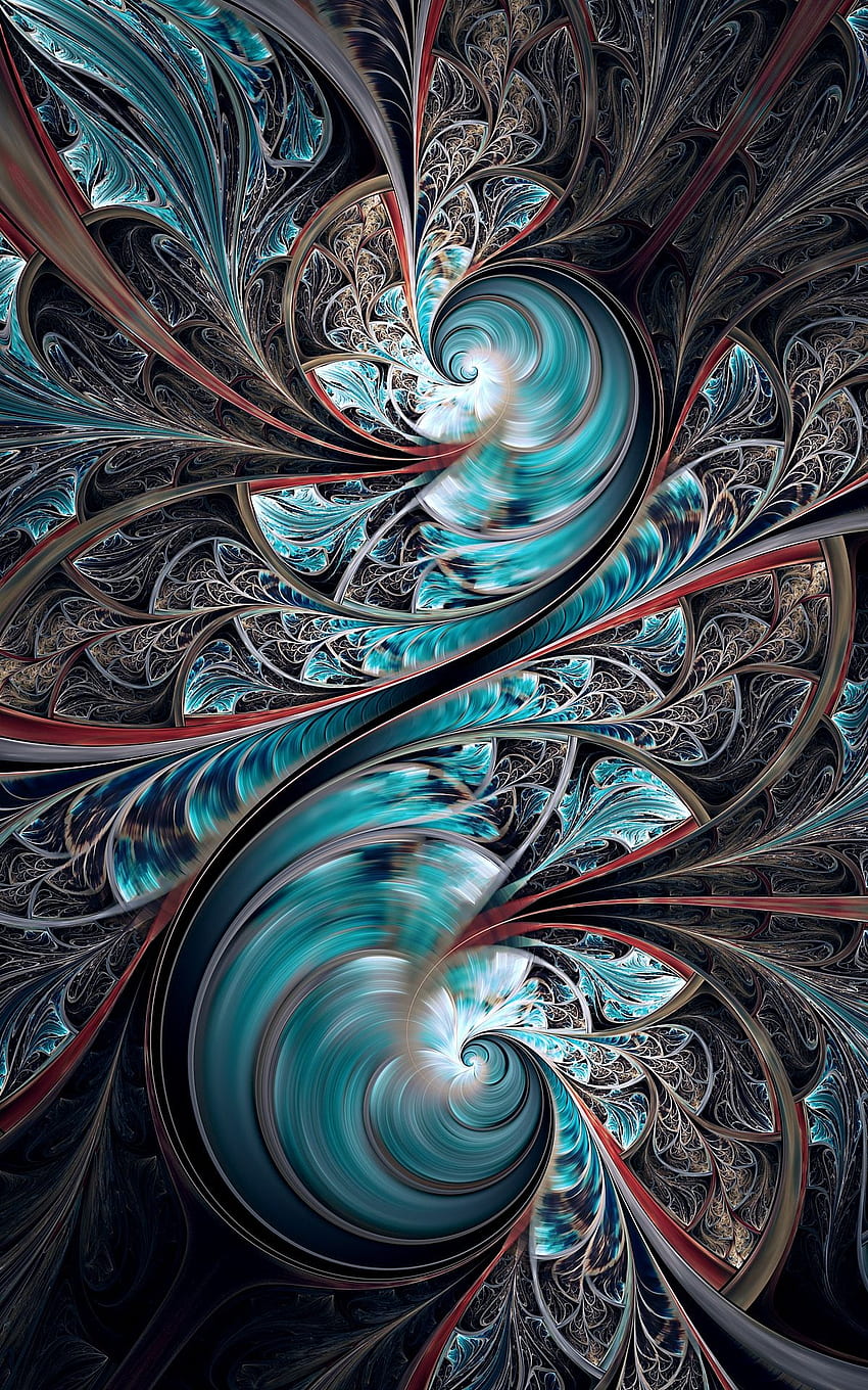 Feel good fractals. Fractal art, Colorful art, Mandala art, Beautiful Fractal Art HD phone wallpaper