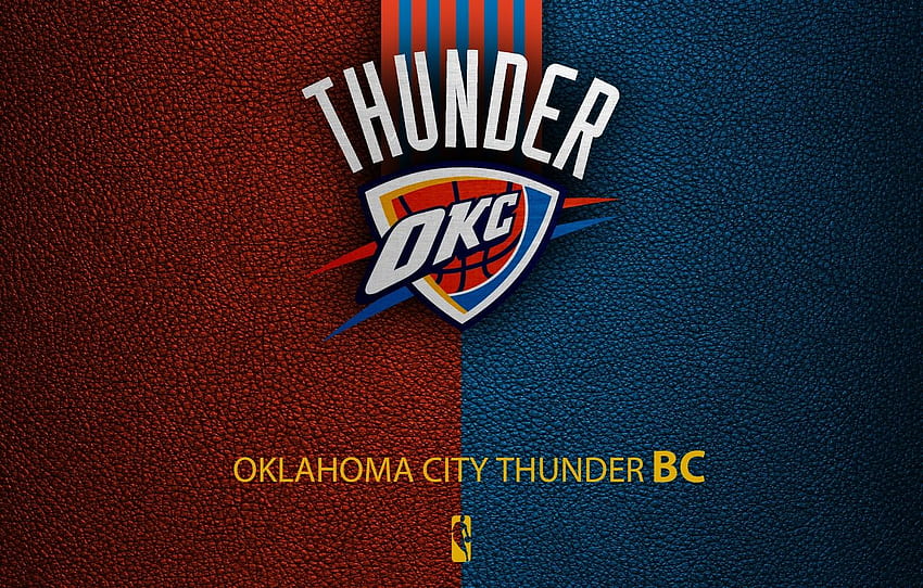 sport, logo, basketball, NBA, Oklahoma, Oklahoma City Thunder HD wallpaper