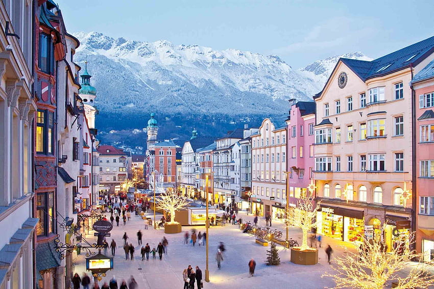 lebar salzburg austria lebar musim dingin, Musim Dingin Wina Wallpaper HD