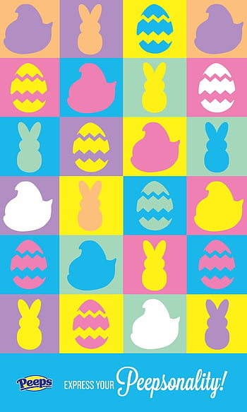 Happy Easter Peeps  Easter peeps Easter wallpaper Happy easter