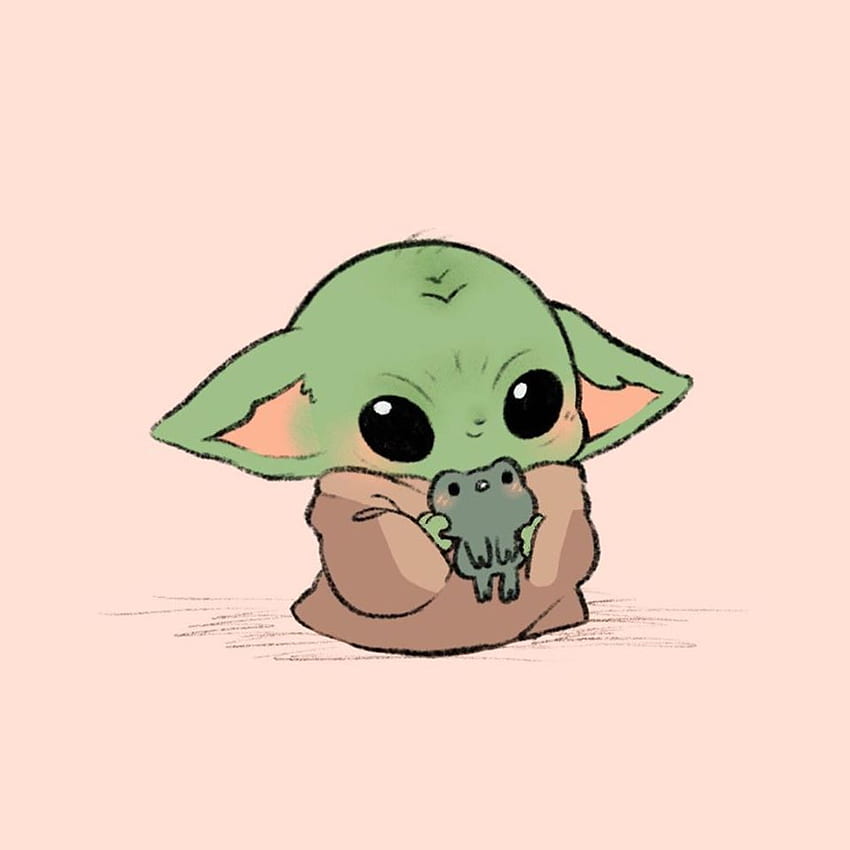 Seni Penggemar Baby Yoda Chibi. Yoda, Kartun Baby Yoda wallpaper ponsel HD
