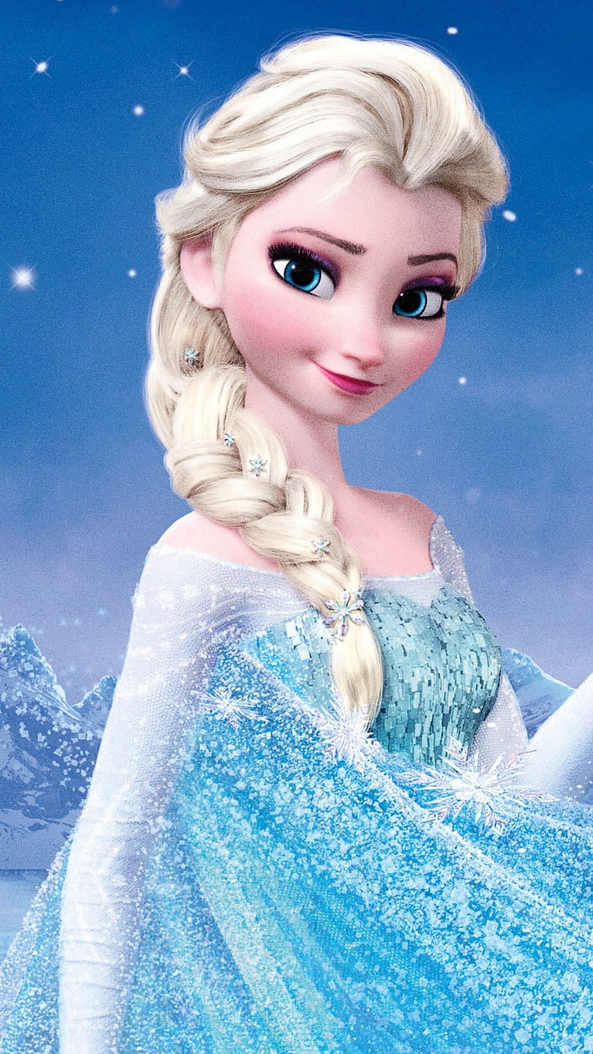 Elsa congelada, congelada 1 fondo de pantalla del teléfono
