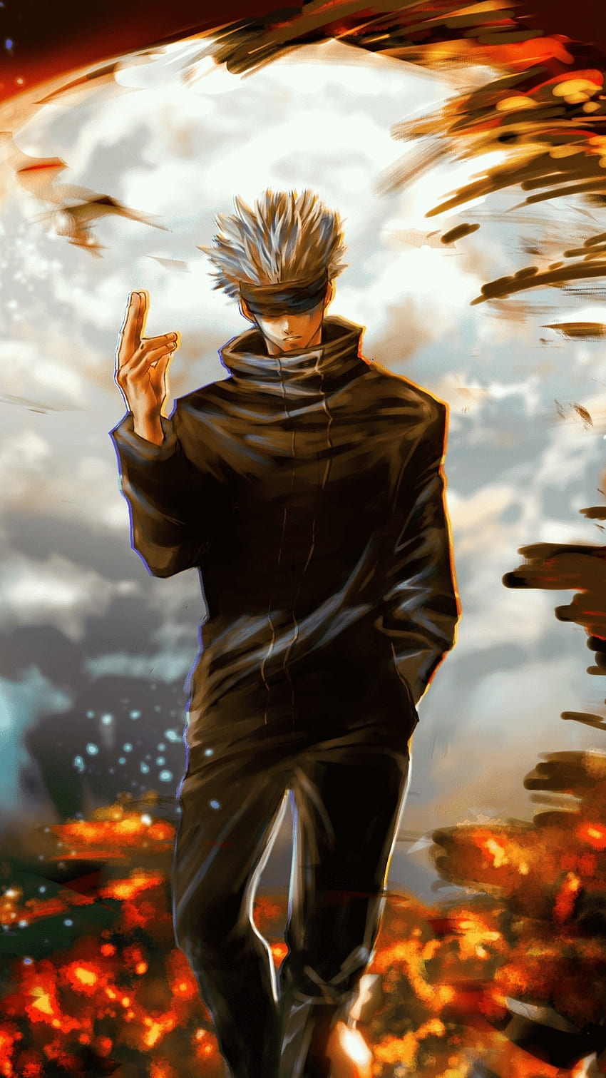 Satoru Gojo Jujutsu Kaisen iPhone 7, 6s, 6 Plus et Pixel XL, One Plus 3, 3t, 5, Anime, et Fond, Jujutsu Kaisen 1080x1920 Fond d'écran de téléphone HD