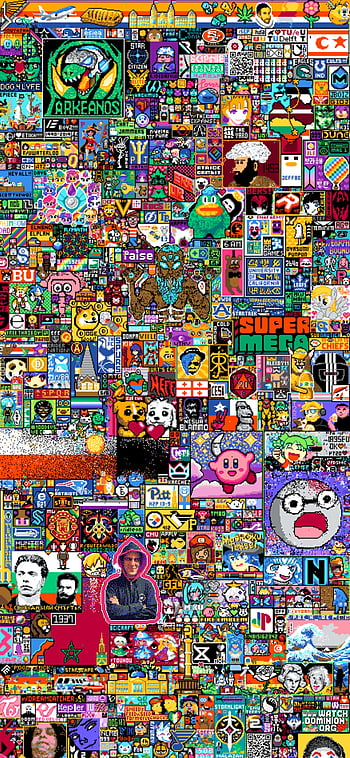 Mario, Pixel, Art, Digital Art, Nintendo, Computer, phone ...