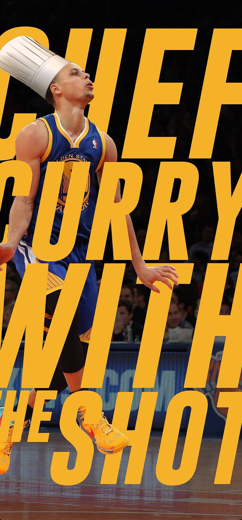 Chef Curry, sports, Stephen Curry, California, Basketball, NBA, San Francisco, Hall of Fame, Bay Area, Yellow, Steph, 30, champion HD phone wallpaper