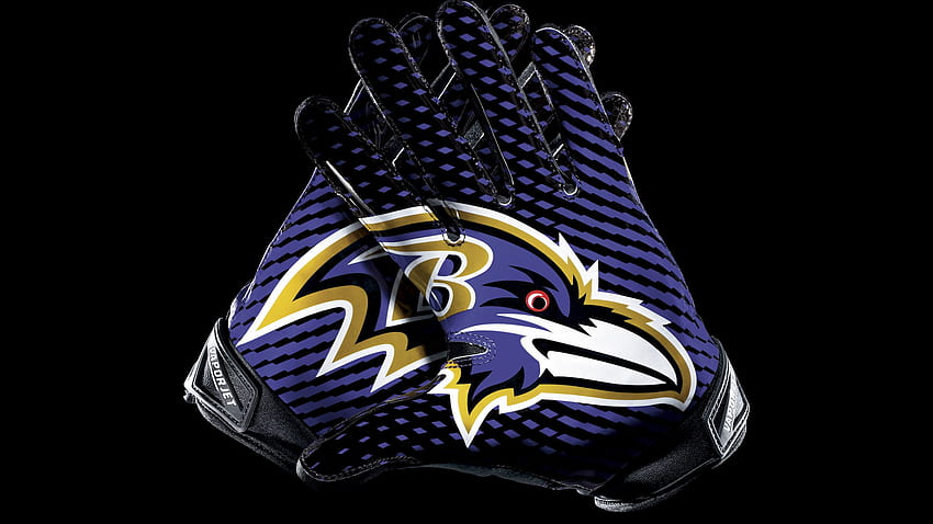 Nfl Team Logos , 44 Nfl Team Logos - Baltimore Ravens Gloves - - HD wallpaper