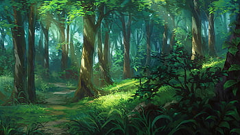 Anime Scenery  Forest background, Anime background, Forest