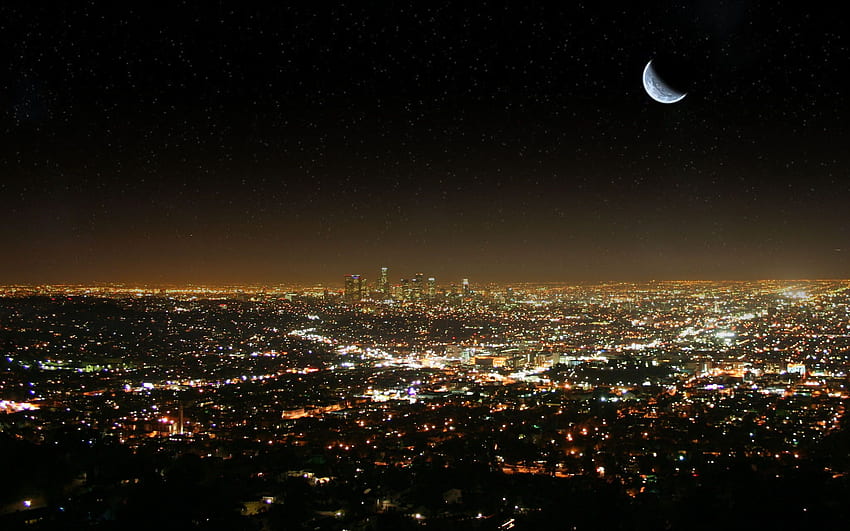 Ciudad de Los Ángeles, horizonte de El Cairo fondo de pantalla