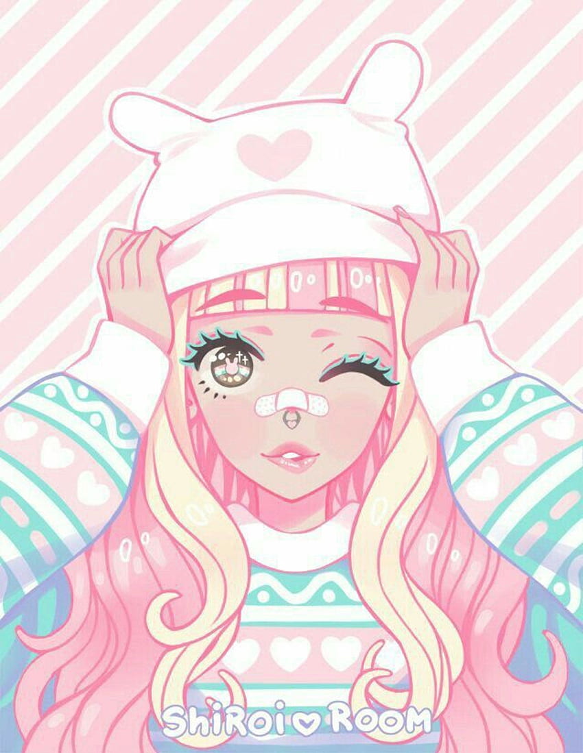 Pastel Anime, Pastel Pink Anime HD phone wallpaper