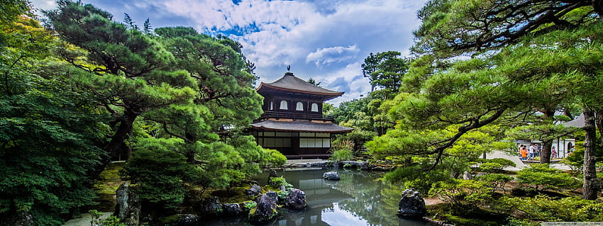 Jardin japonais ultra arrière-plan pour U, Japon double écran Fond d'écran HD