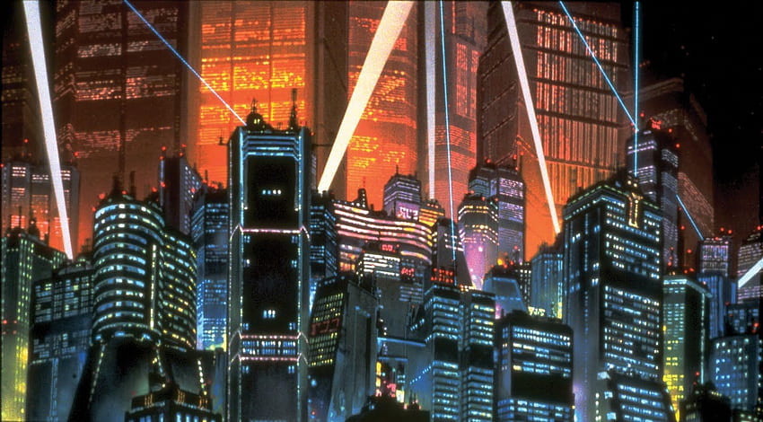 Ghost In The Shell City Akira cityscape akira city wal. Анимация HD тапет