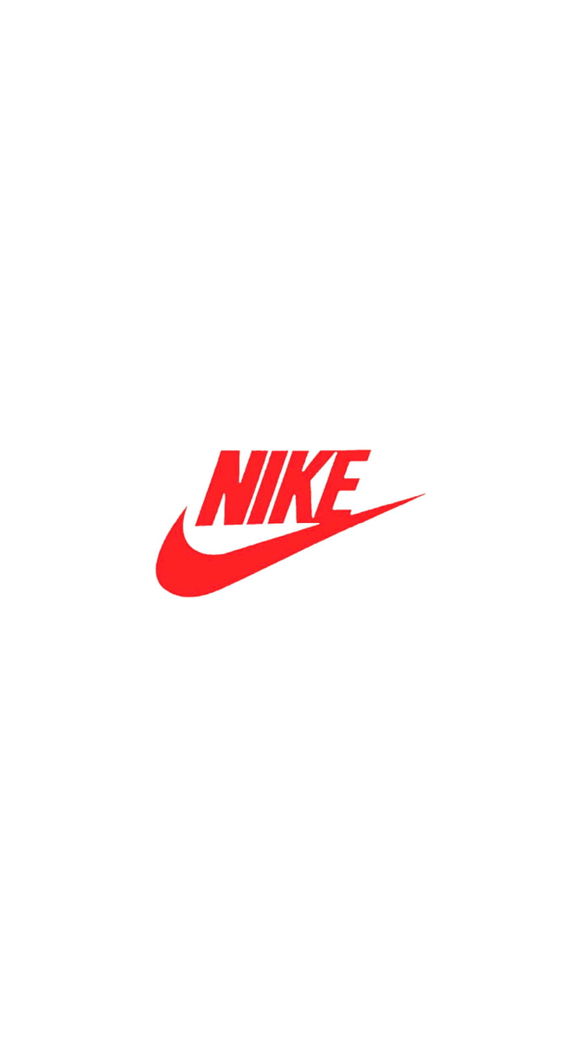 Logo Nike w kolorze czerwonym. Fajne nike, Nike, niebieski iPhone Tapeta na telefon HD