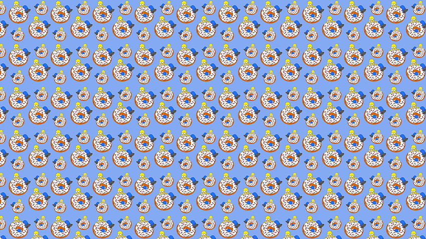 Odd Future Donut - Blue Polka Dot Background -, Cool Donut HD wallpaper