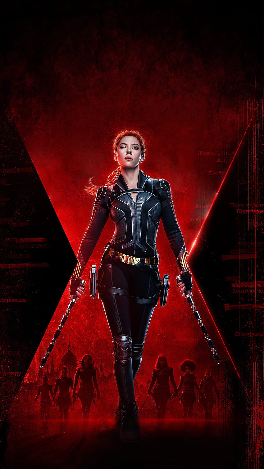 Black Widow Lock Screen iPhone 7+, link in comments for Homescreen as ...