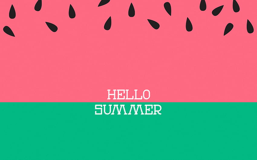Hello Summer, Cute Summer HD wallpaper