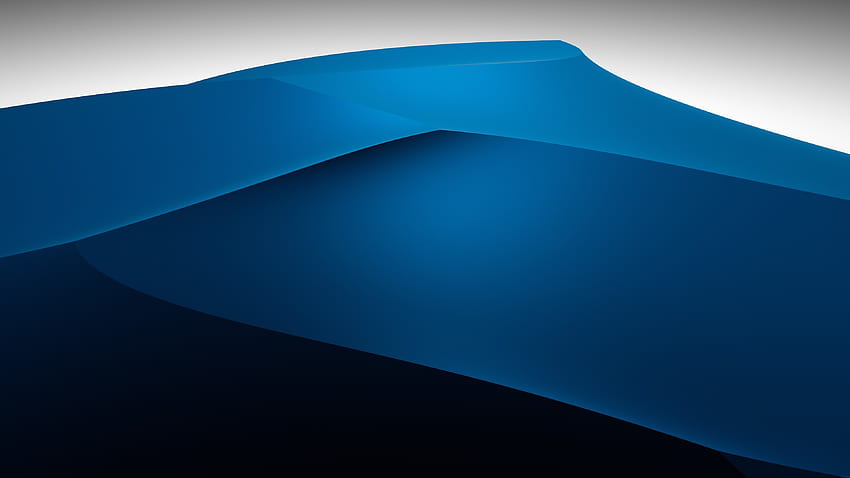 Azul, montañas, minimalismo. fondo de pantalla