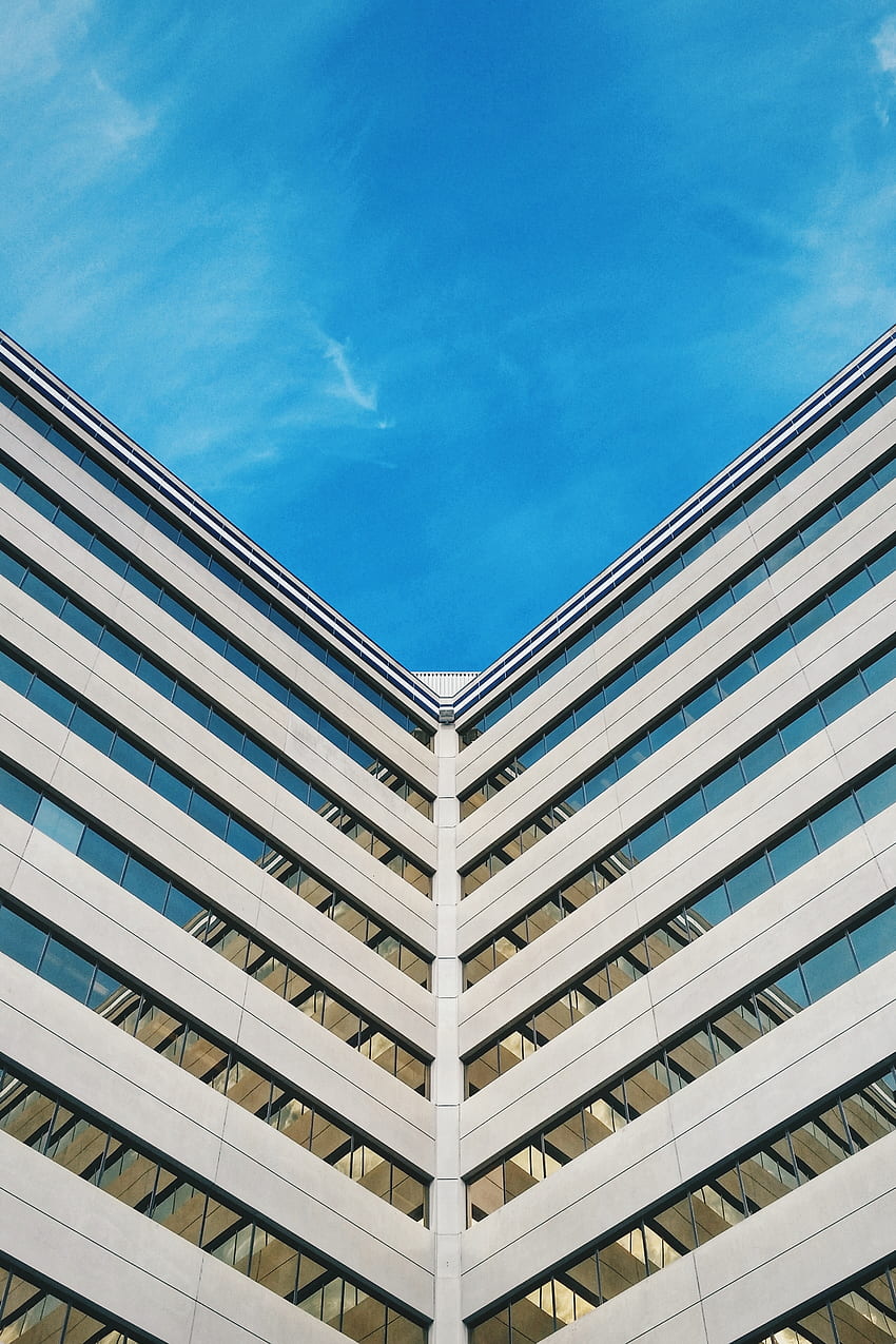 Cities, Sky, Architecture, Building, Minimalism, Symmetry HD phone wallpaper