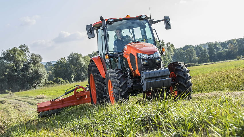Agricultural machinery, Kubota Tractor HD wallpaper