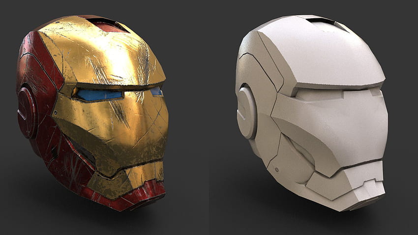 AKHIL K - Iron man helmet, UVM HD wallpaper