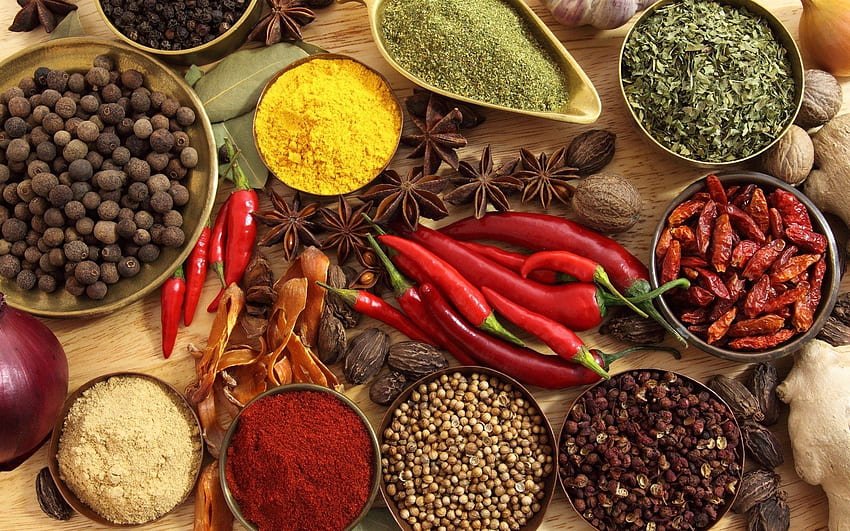 Herbs and Spices HD wallpaper