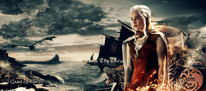 daenerys targaryen emilia clarke game of thrones tv shows k k fondo de pantalla