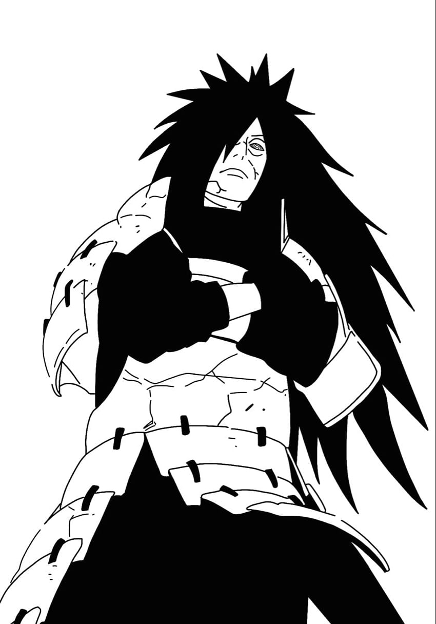 uchiha madara siyah ve beyaz. Naruto çizimleri, Naruto sanatı, Madara uchiha HD telefon duvar kağıdı
