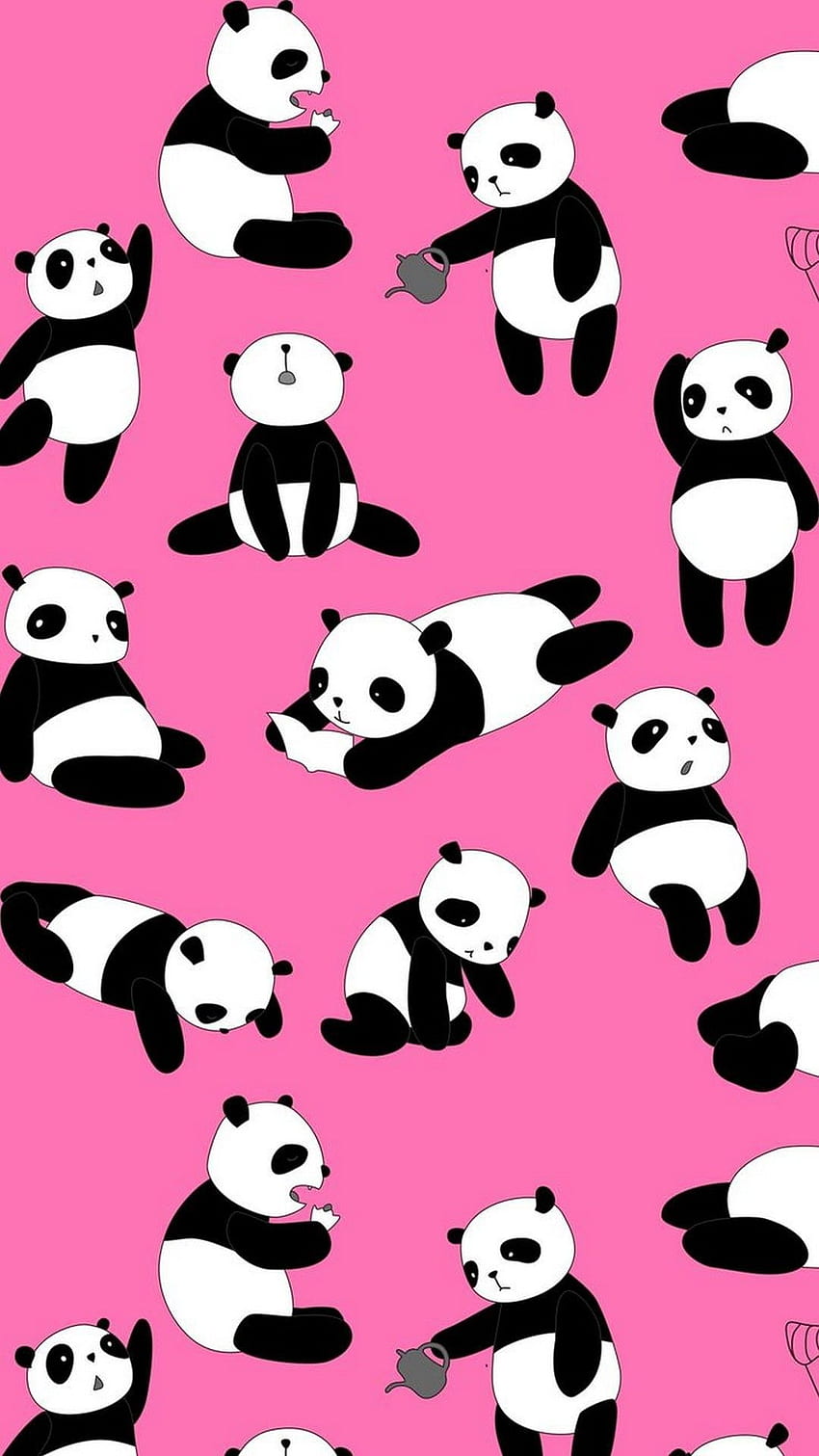 Cute Panda Pink Iphone Best Iphone シロクマ イラスト パンダ イラスト かわいい壁紙iphone Cute Pink Panda Hd Phone Wallpaper Pxfuel