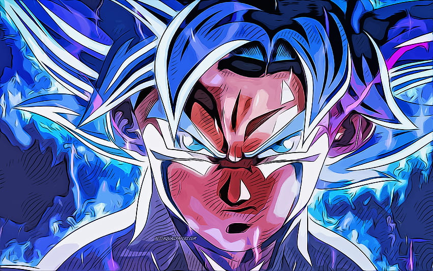 Ultra Instinct Goku, , vector art, DBS, Dragon Ball Super, Super Saiyan ...