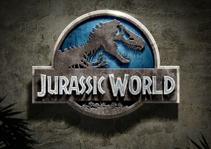 Logo Taman Jurassic, Logo Dunia Jurassic Wallpaper HD