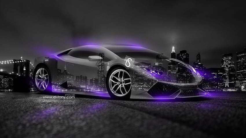 Lamborghini Huracan LP 610 4 Water Effect . Places To, Neon Lamborghini HD wallpaper