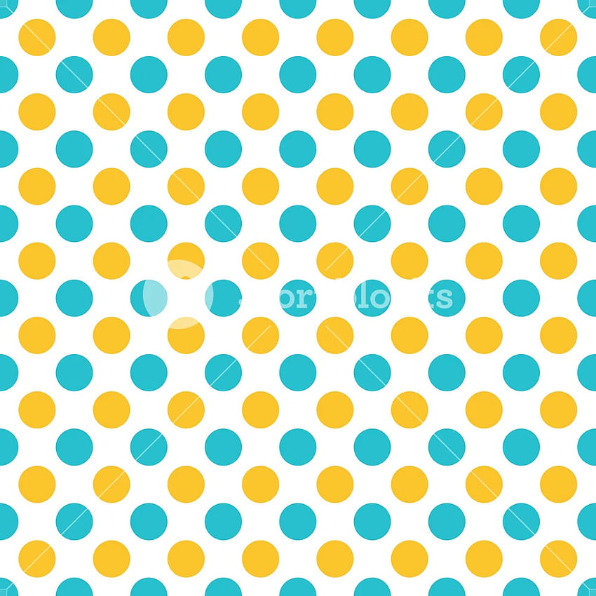 Pattern Of Lemon Yellow And Blue Polka Dots On A White Background Royalty Stock Storyblocks HD phone wallpaper