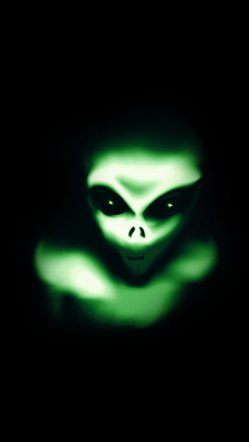 Cool Alien, Cool Green Alien HD phone wallpaper