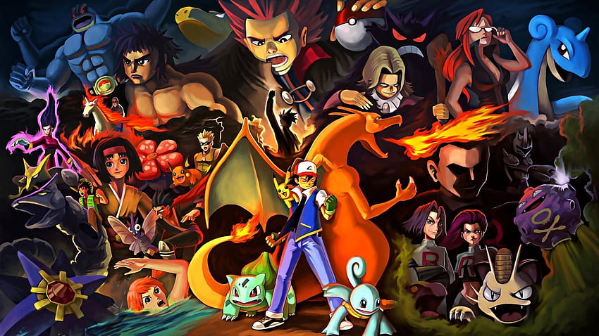 Pokémon und Hintergrund HD-Hintergrundbild