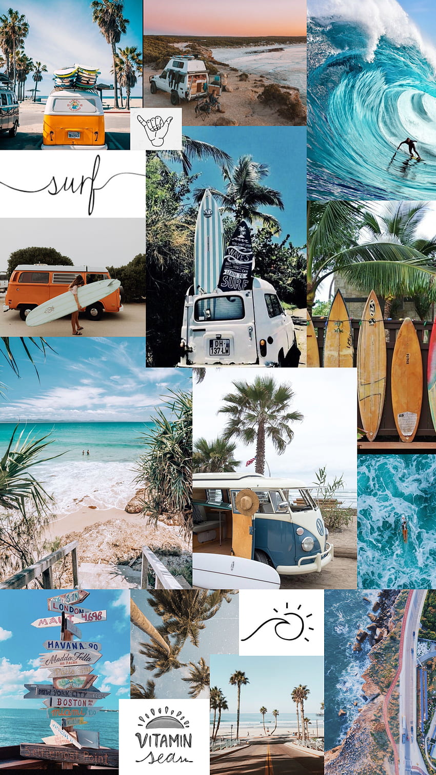Top more than 67 aesthetic surf wallpaper best  incdgdbentre