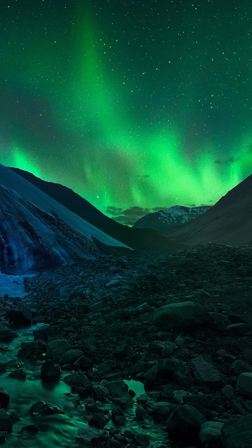 iPhone . Aurora, Nature, Sky, Green, Light, Atmosphere HD phone wallpaper