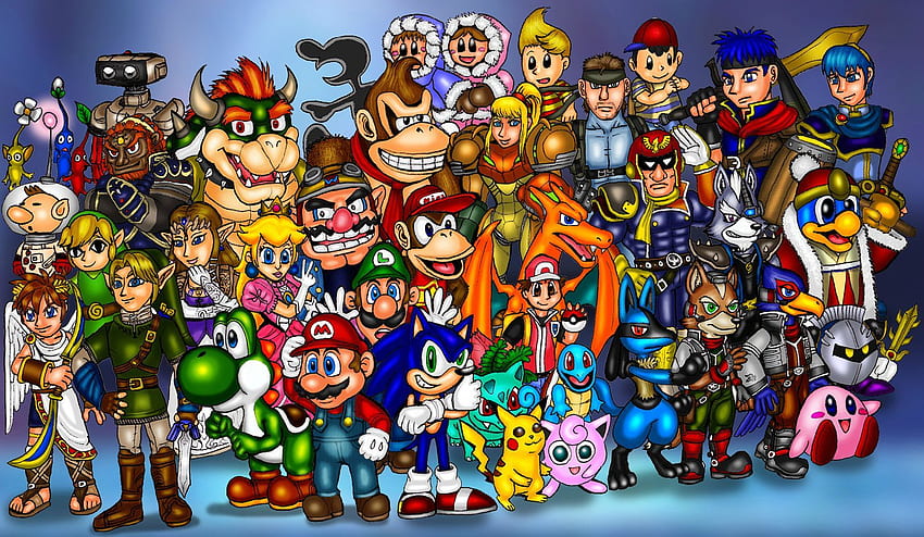 Video Game Characters Cool Background. Roominvite me HD wallpaper