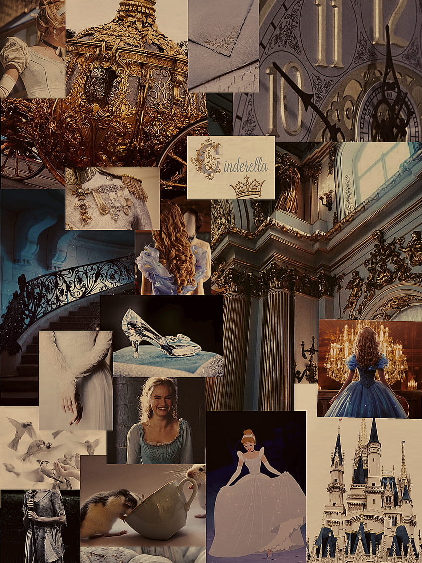 Cinderella collage  Cinderella  Cinderella  Disney Aesthetic  Cinderella HD phone wallpaper  Pxfuel