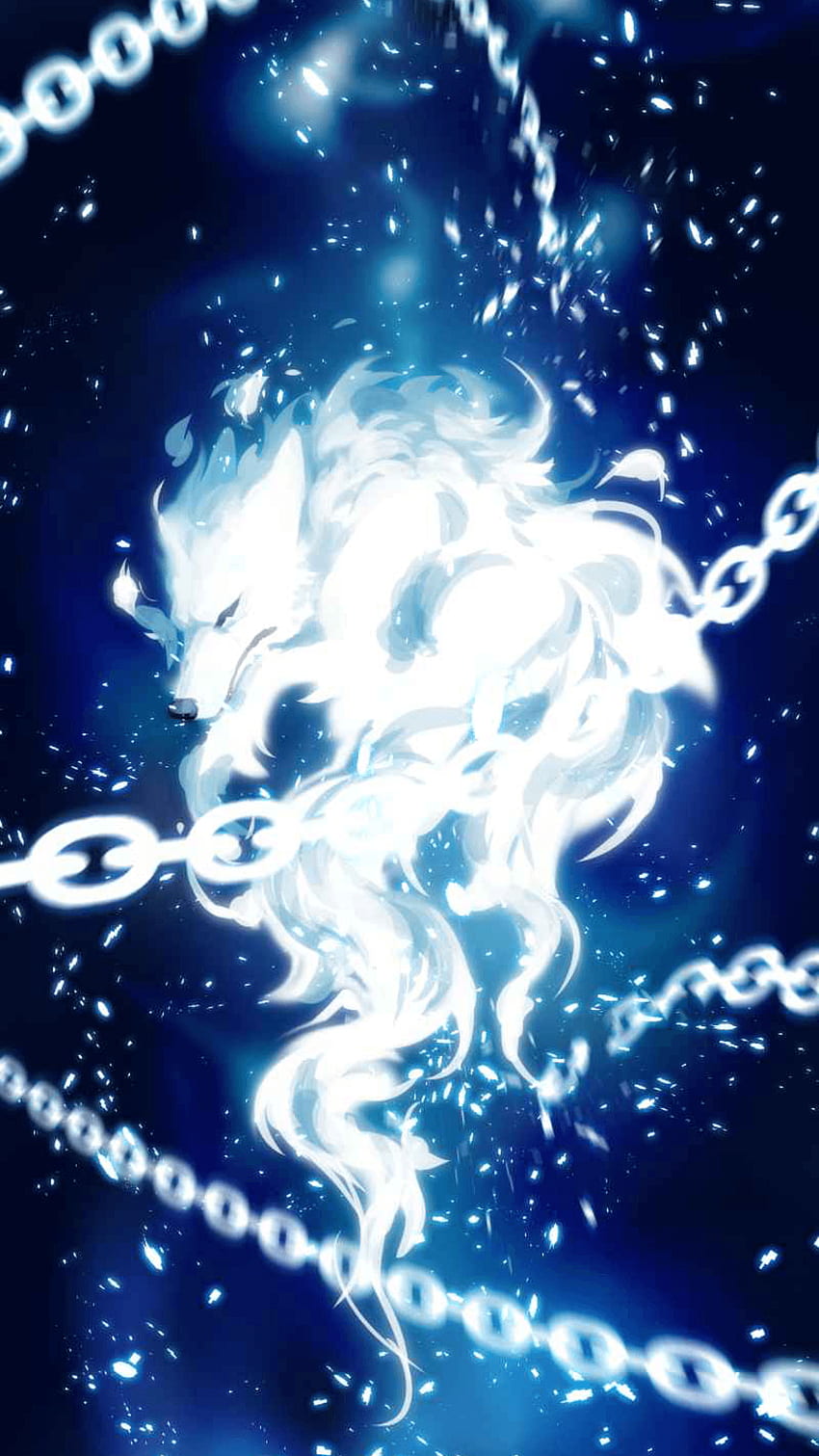 Lumine. Ilustraciones. Wolf, Anime wolf and Anime, Wolf Aurora HD phone wallpaper