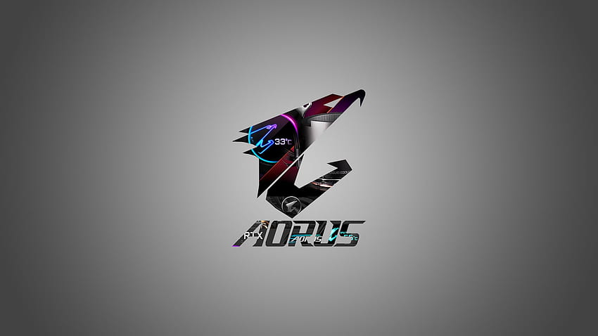 AORUS. Elección de entusiastas para juegos de PC y deportes electrónicos, Aorus RGB fondo de pantalla