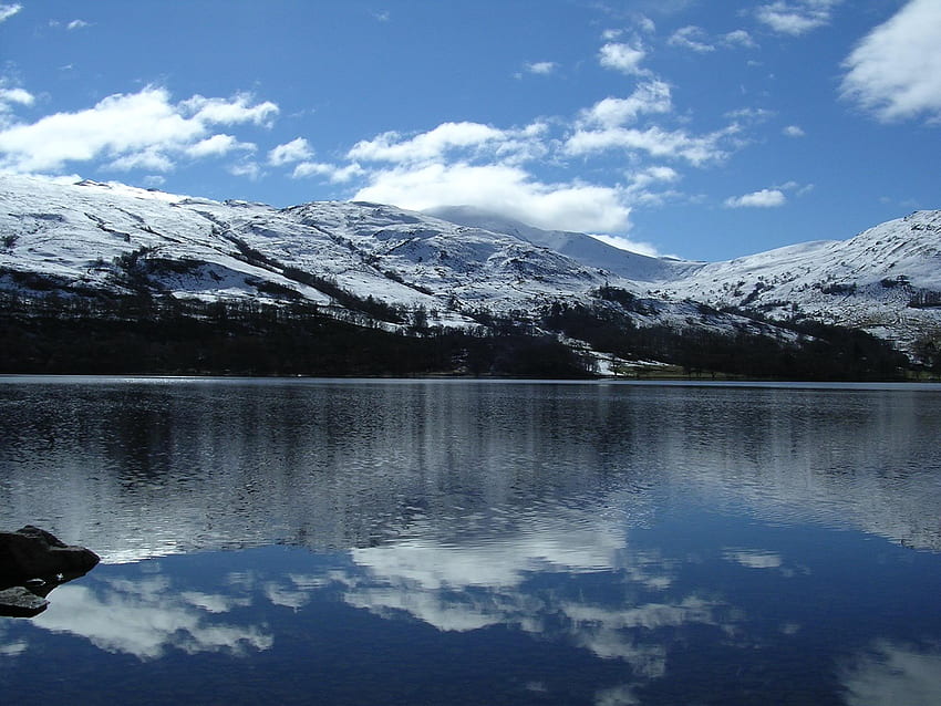 Шотландия - Loch Earn, езера, езера, шотландия, езеро Earn HD тапет