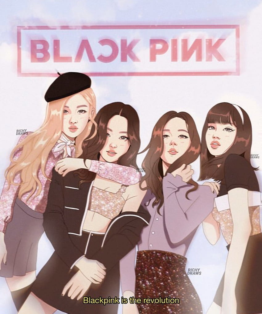 How to Draw Lisa Blackpink Anime Style  Easy Step by Step  How You  Like That  YouTube