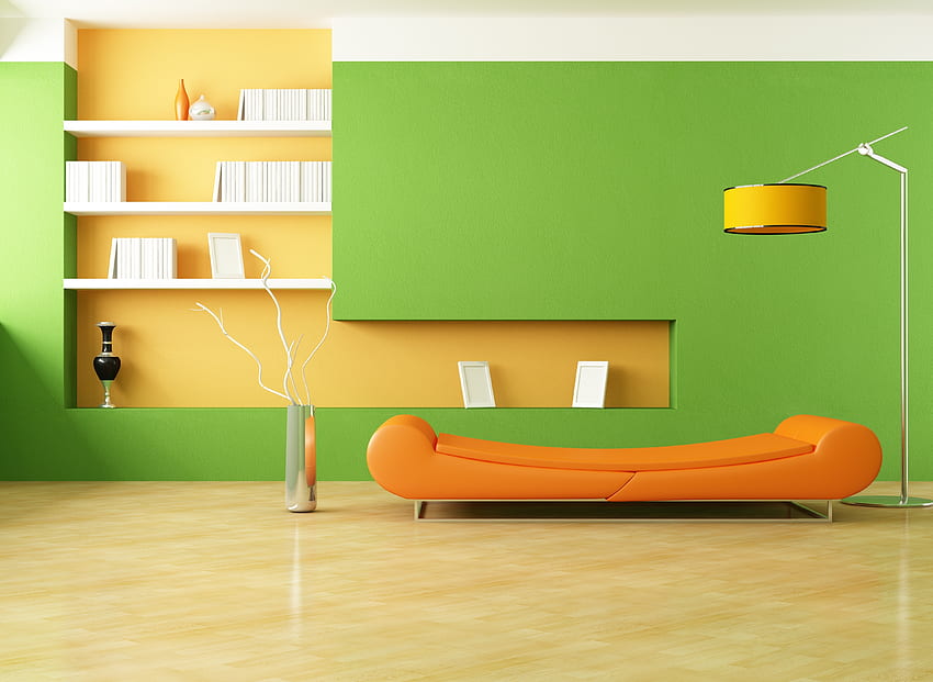 Interior, , , Minimalism, Design, Lamp, Room, Style, Sofa, Vases HD wallpaper