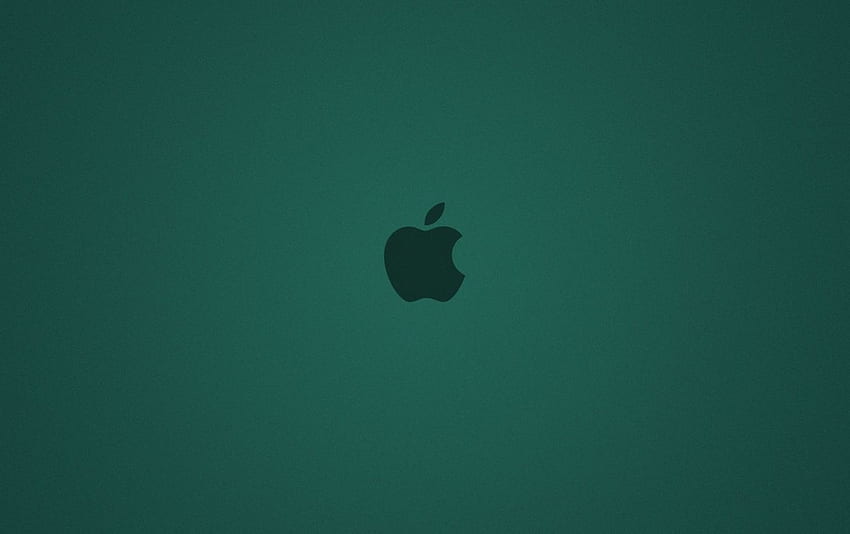 Cyan Apple Background . Cool Mac, Cyan Aesthetic HD wallpaper