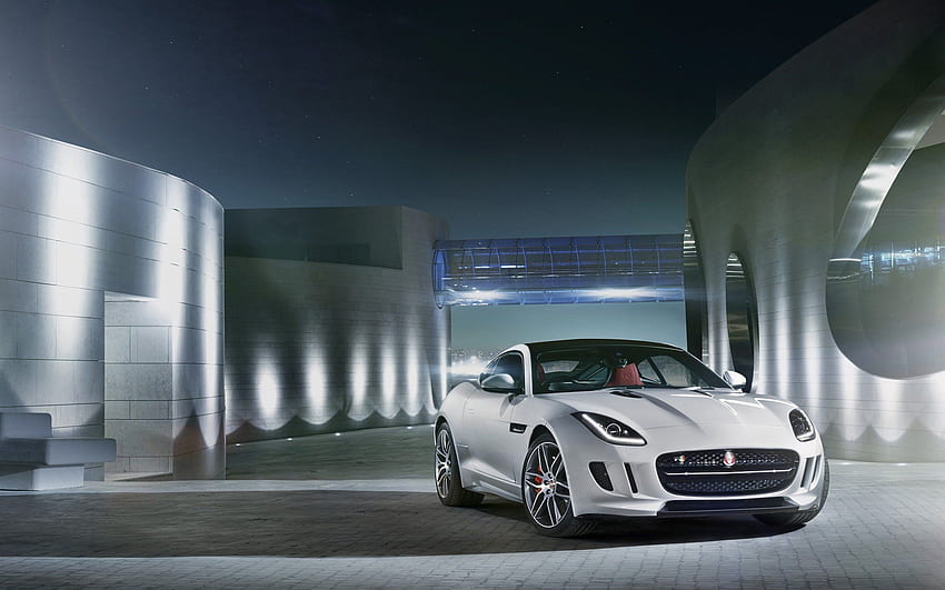 Jaguar F Type R Coupe, Cars, , , Background, Jag Ftype HD wallpaper