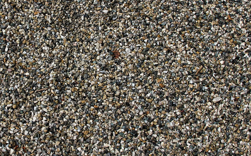 pebbles texture, gravel texture, gray stone HD wallpaper