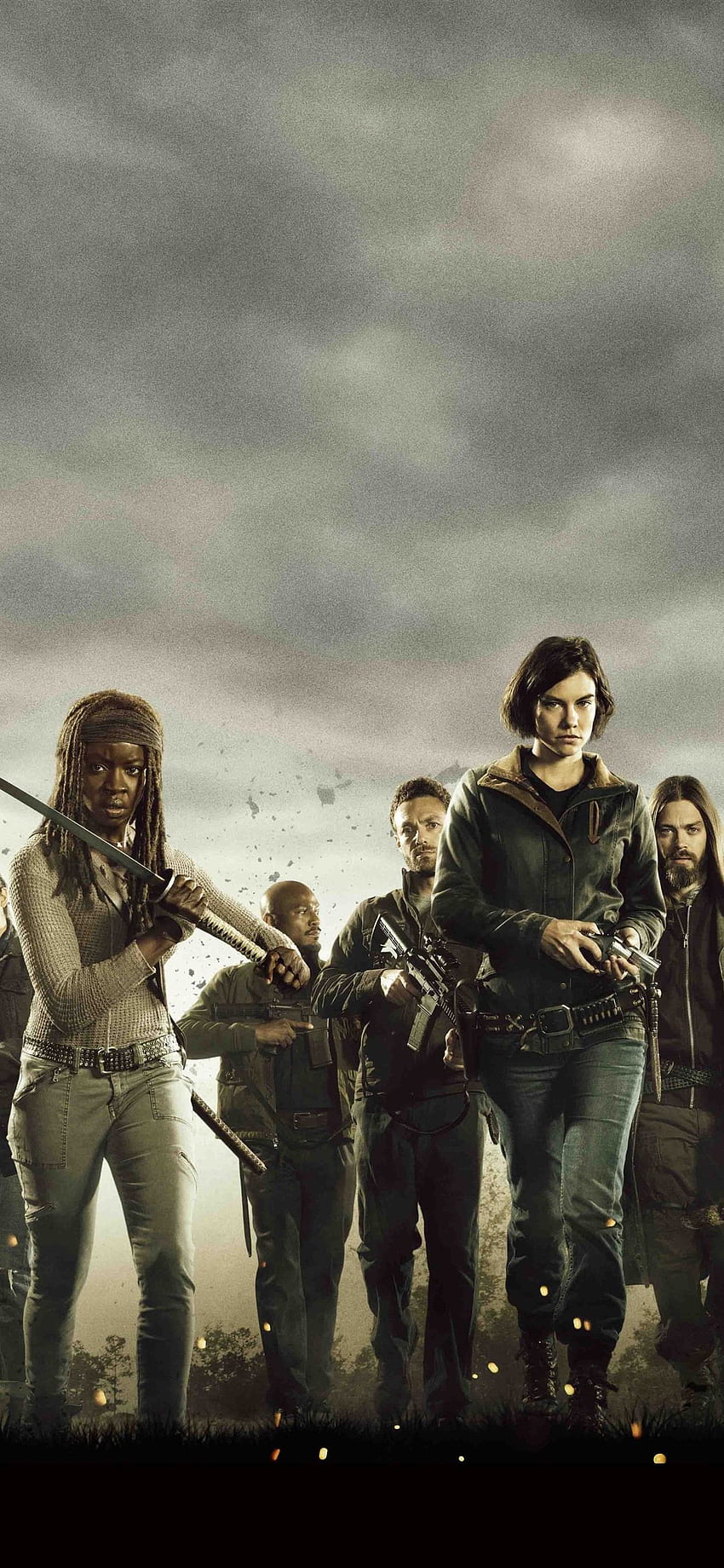 The Walking Dead, série télévisée AMC iPhone XS Max Fond d'écran de téléphone HD