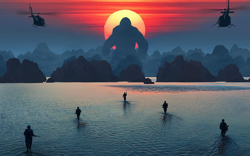 Kong: Isla Calavera fondo de pantalla