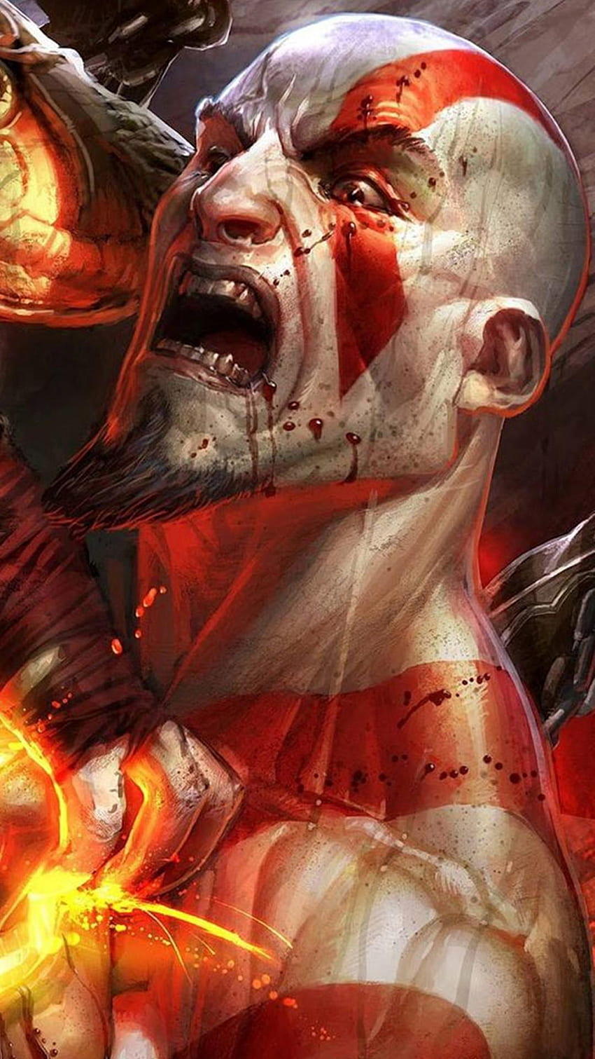 God of War Kratos na Androida, God of War 2 Tapeta na telefon HD
