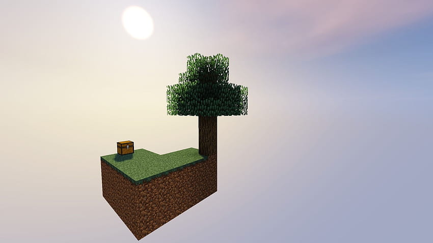 SkyBlock Map 1.13.2 / 1.12.2 for Minecraft (Survival island, Floating Island) HD wallpaper