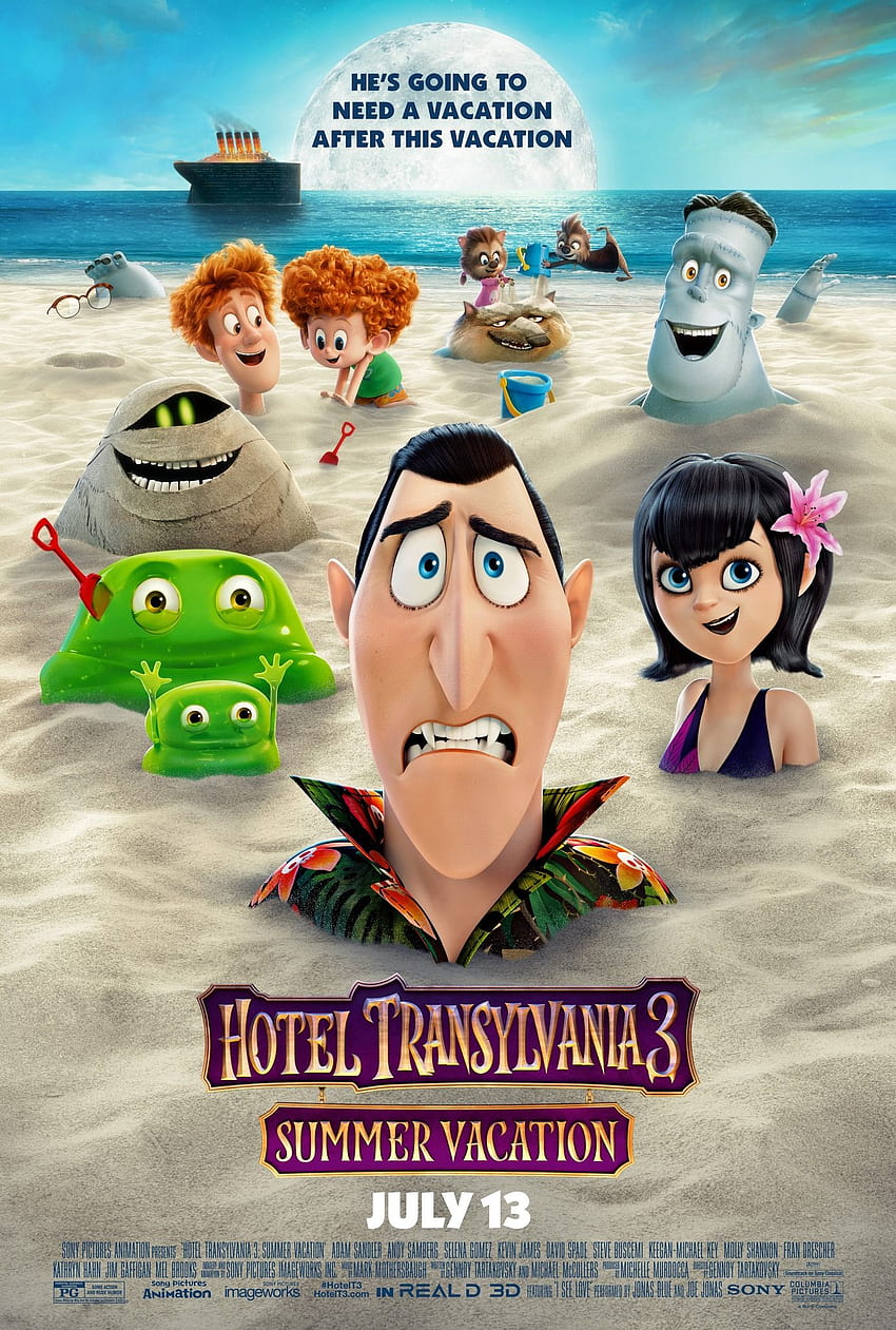 Hotel Transylvania 3: Summer Vacation (2018) HD phone wallpaper